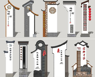 宁洱美丽乡村标识标牌有哪些分类？